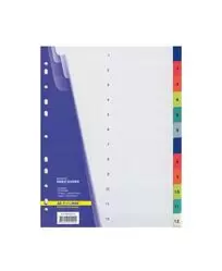 Розділювач сторінок цифровий, А4, 1-12