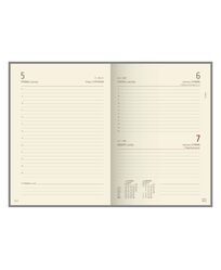 Блок щоденника датованого формат 145х202 мм, 176 аркушів, кремовий папір, лінія
