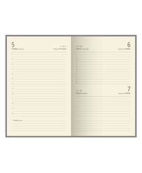 Блок щоденника датованого формат 130х202 мм, 160 аркушів, кремовий папір, лінія