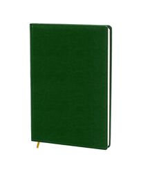 Щоденник недатований А4, 160 аркушів, крем.лінія, обкладинка штучна шкіра Nebraska, зелений