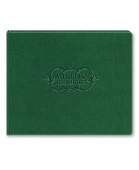 Альбом для монет (5 куліс, формат 235х212 мм), обкладинка штучна шкіра, зелений