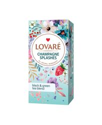 Чай чорний та зелений LOVARE Shampagne splashes 2гх24шт