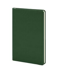 Записна книжка А5, 128 аркушів, лінія, обкладинка шт. шкіра Vivella зелений