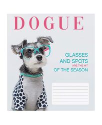 Зошит учнівський 24 арк., клітинка, обкладинка повноколірна Серія 133"DOGUE"