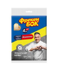 Серветки для прибирання, віскозні, 4+1 шт Фламенко