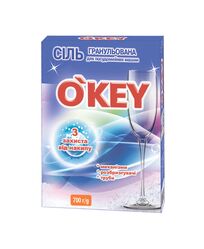 Сіль для посудомийних машин 700г, O'KEY