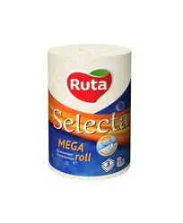Рушники паперові цел. Selecta Mega roll 1 рул білі