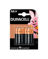 Батарейки DURACELL LR6 (AA), по 6шт