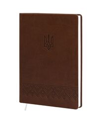 Щоденник недатований А5 в клітинку Vivella коричневий