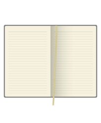 Записна книжка А5 в лінію Vivella на гумці зелений темний