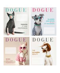 Зошит учнівський 24 арк., клітинка, обкладинка повноколірна Серія 133"DOGUE"
