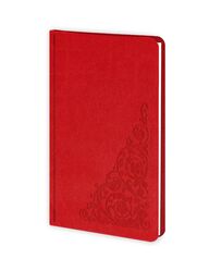 Алфавітна книга А6 в лінію Twill червоний