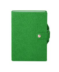 Щоденник недатований B6 в лінію Twill на кнопці салатовий