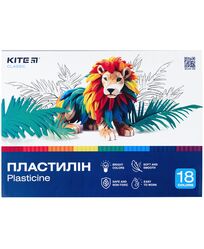 Пластилін восковий, 18 кол, 360 г. Kite Classic