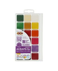 Фарби аквар. CLASSIC, 18 кол.