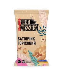 Батончик горіховий 40г Food Mission