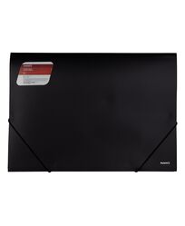 Папка на гумках, А3, чорна