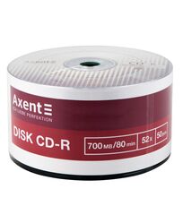 Диск CD-R, 700Mb, 52х, 80min, bulk, 50 шт/уп