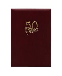 Папка адресна А4 Ariane бордовий "50 років"