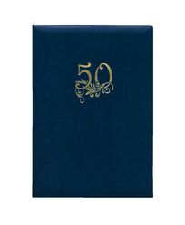 Папка адресна А4 Ariane синій "50 років"