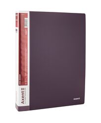 Папка на 2-х кільцях, 25 мм, сливова