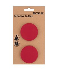 Набір значків світловідбиваючих, малинові