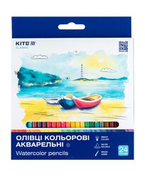 Олівці кол. акварельні, 24 шт. Kite Classic