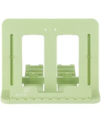 Підставка для книг, пластикова, зелена