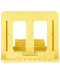 Підставка для книг, пластикова, жовта