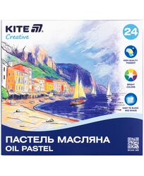 Пастель масляна, 24 кольори Creative