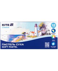 Пастель суха, 12 кольорів Creative