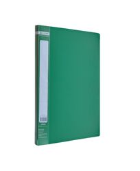 Папка з боковим притиском, A4, зелена