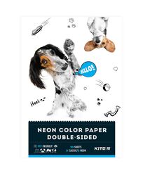 Папір кольор. двостор. (10арк/5 неон+5 звич), А4