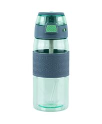 Пляшечка для води, 600 мл, зелено-сіра