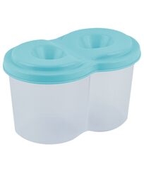 Стакан-непроливайка з двома отворами, м'ятний