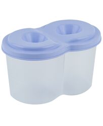 Стакан-непроливайка з двома отворами, бузковий