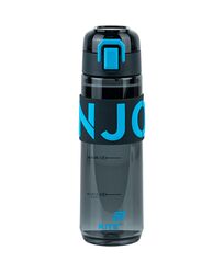 Пляшечка для води, 680 мл, чорно-блакитна