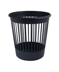 Кошик офісний для паперів 10 л, пластик, чорна