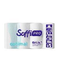 Рушники паперові цел. SoffiPro, 8 рул, білі