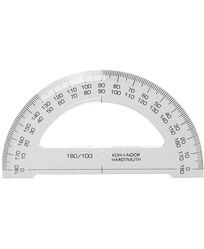 Транспортир 180/100, прозорий