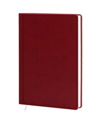 Щоденник недатований А5 в клітинку Vivella бордовий