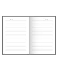 Блок щоденника недатованого формат 98х140 мм, 144 аркуша, білий папір, лінія