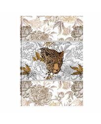 Щоденник недатований А5 в клітинку Ламінація "Пантера"