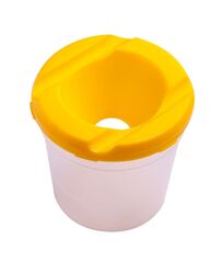 Стакан-непроливайка, жовтий