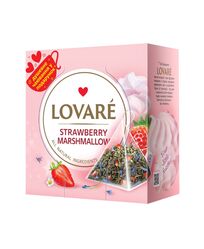 Чай зелений LOVARE Strawberry marshmallo 2гх15шт