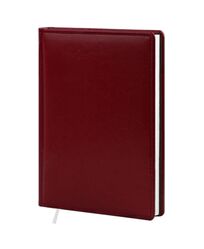 Палітурка тверда з поролоном штучна шкіра бордова Nebraska А223 для блоку ф. 145х202 176 аркушів