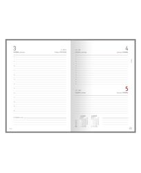 Блок щоденника датованого формат 145х202 мм, 176 аркушів, білий папір, лінія