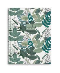 Зошит для нотаток А5, 176 арк., клітинка, обкладинка твердий картон, Серія "Акварельні квіти"