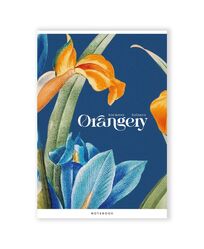 Зошит загальний А4, 48 арк., клітинка, обкладинка картон, скоба, Серія "Іриси на синьому"