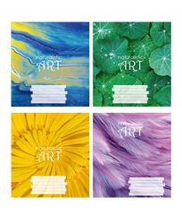 Зошит учнівський загальний 60 арк., клітинка, обкладинка повноколірна Серія 916"Naturalistic art"